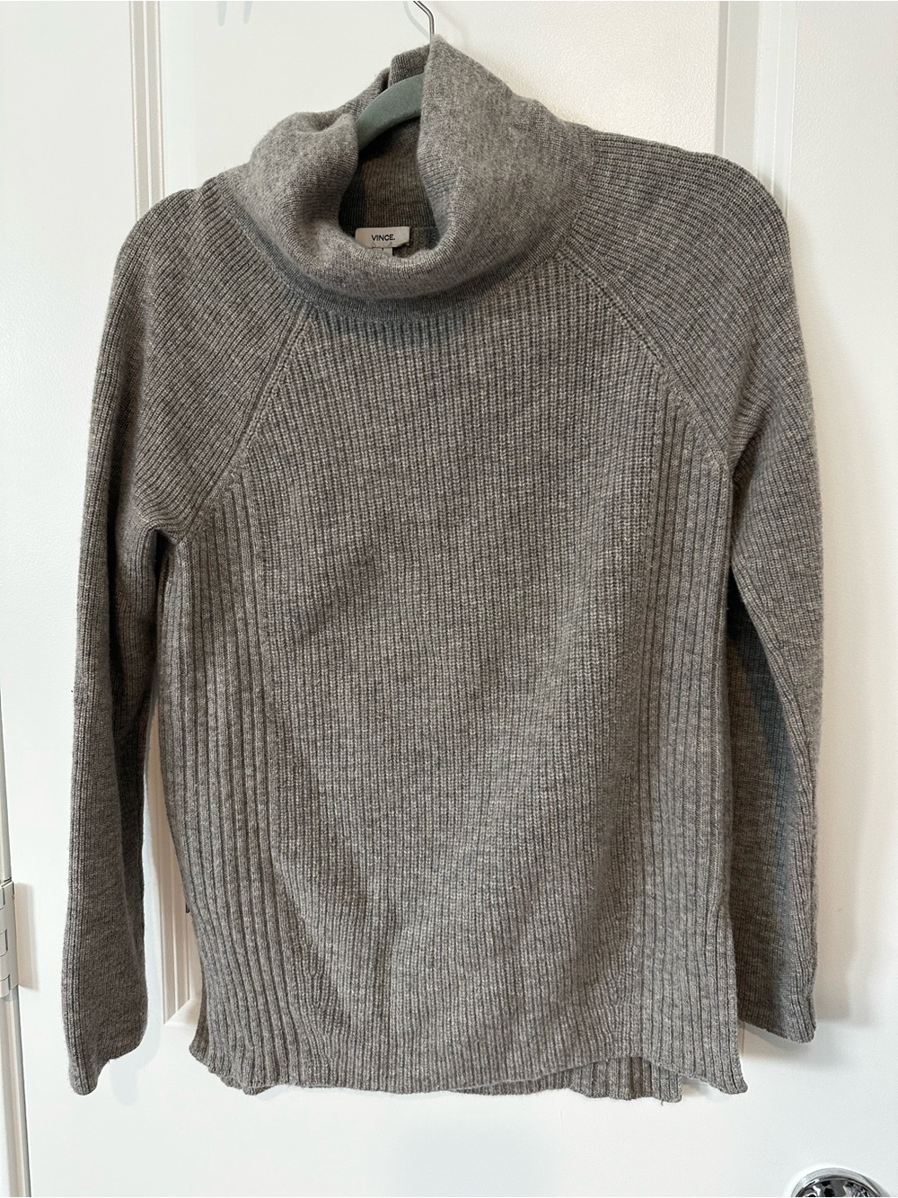 Vince Ribbed Turtle Neck Sweater